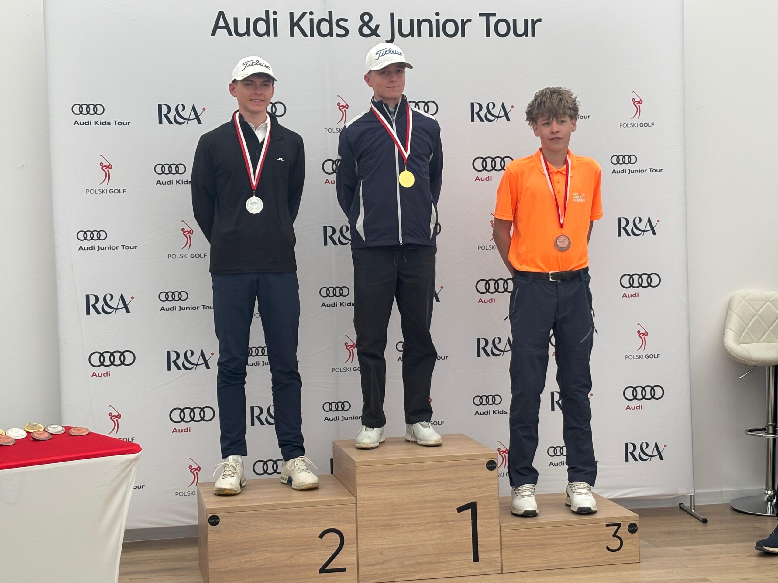 Junior medals at the “Audi Junior Tour”